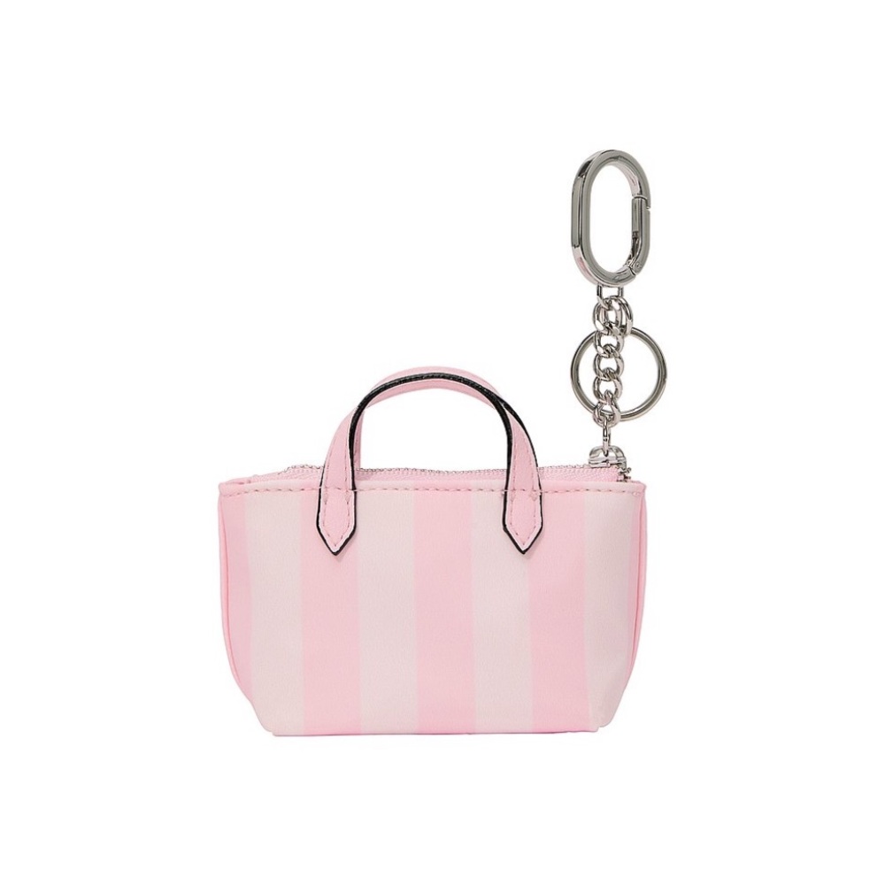 NEW! VICTORIAS SECRET MICRO TRAVEL TOTE BAG CHARM - Picture 2 of 8